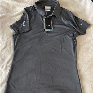 Nike Golf Charcoal Performance Polo with Nationwide Logo size Small